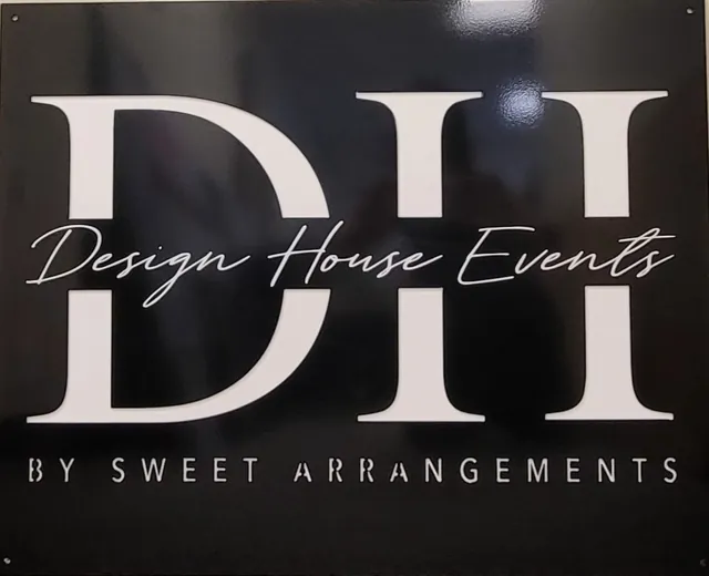 Black and white business sign