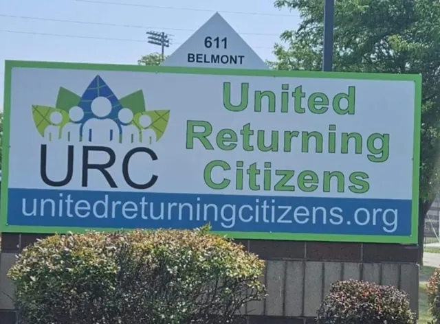 Property sign for a community nonprofit
