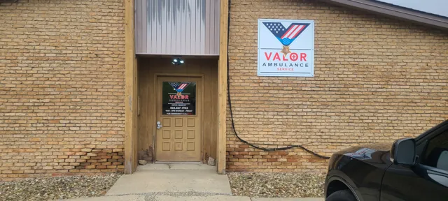 Entrance sign for a veterans organization