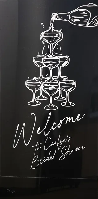 Bridal shower welcome sign