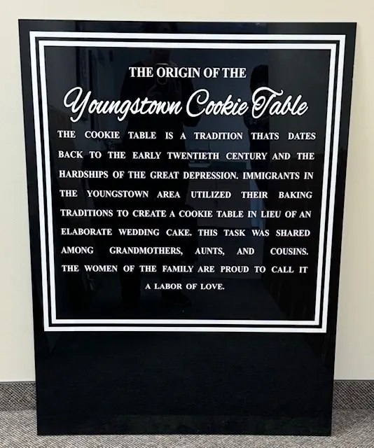 Wedding cookie table sign