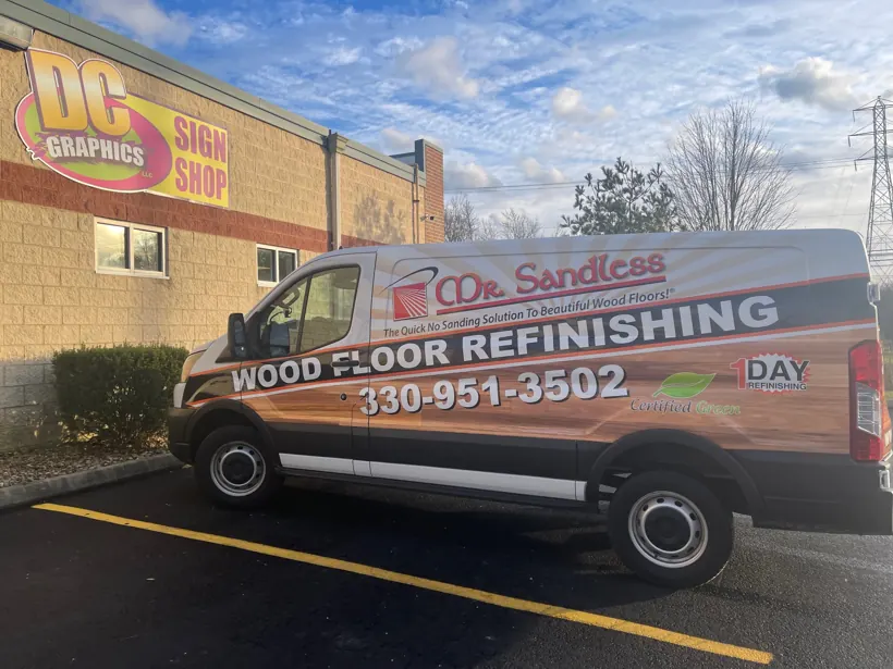 Mr. Sandless wood floor van