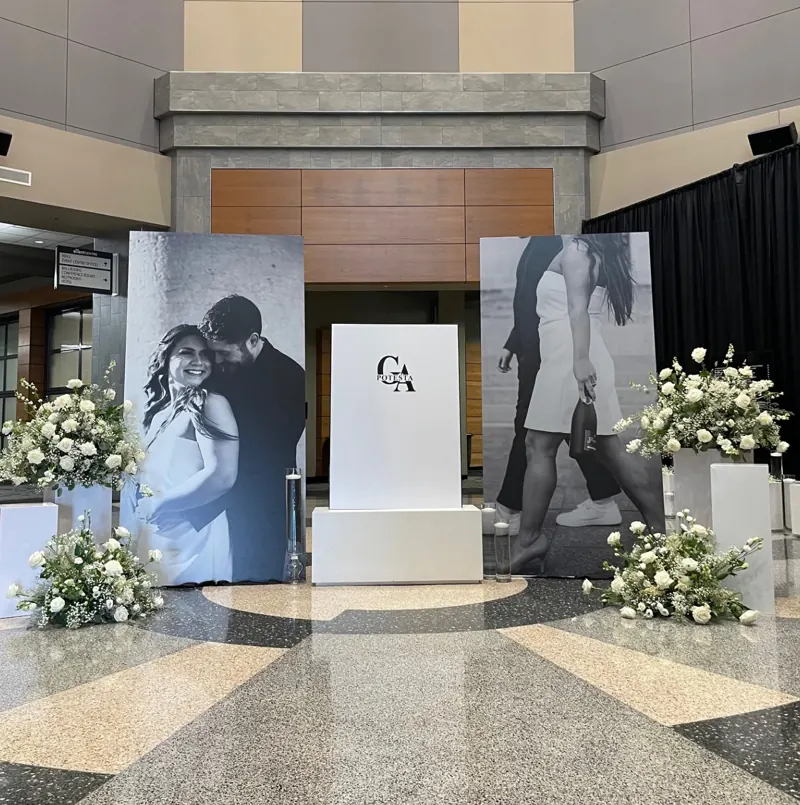 Large 4ft x 8ft wedding photo panels