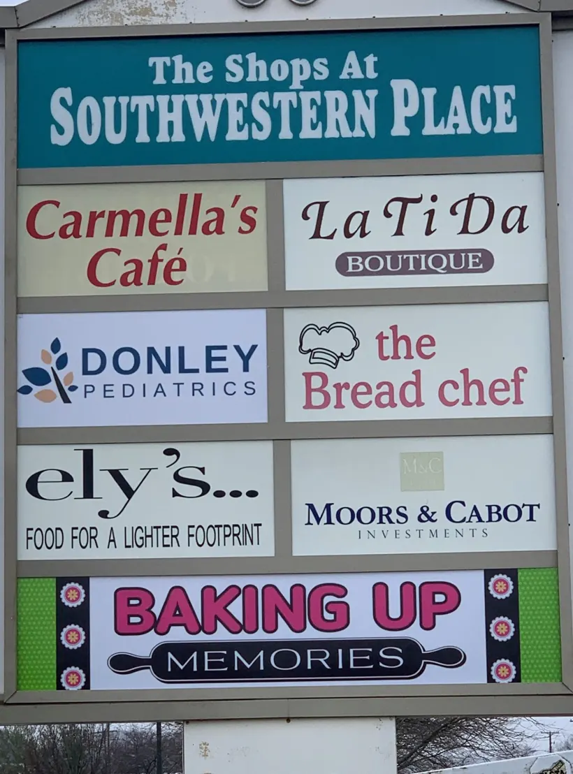 Baking Memories sign by DC Graphics