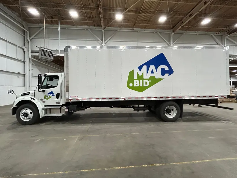 MAC.BID box truck wrap