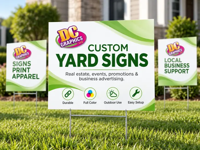 Yard Signs by DC Graphics