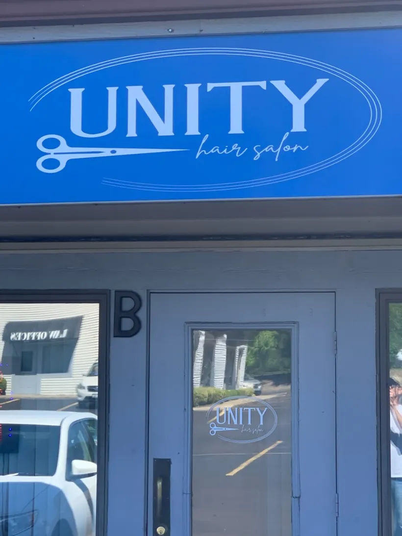 Unity Hair Salon sign by DC Graphics