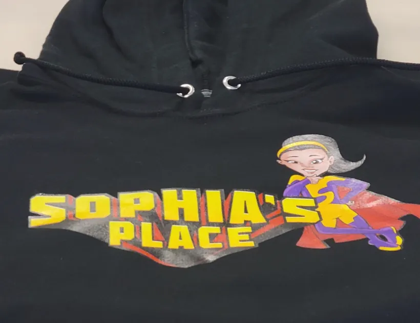 Sofia Place hoodies sign by DC Graphics