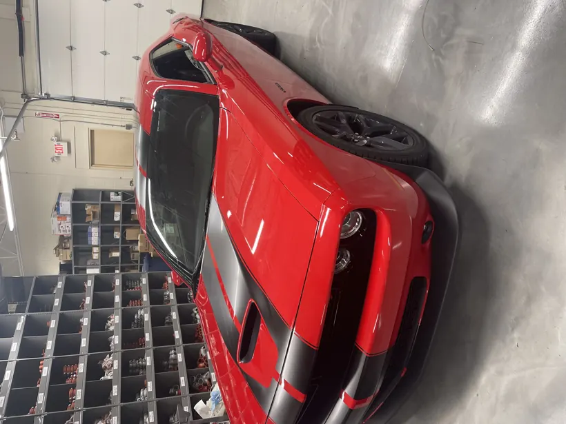 Custom Dodge Challenger stripes
