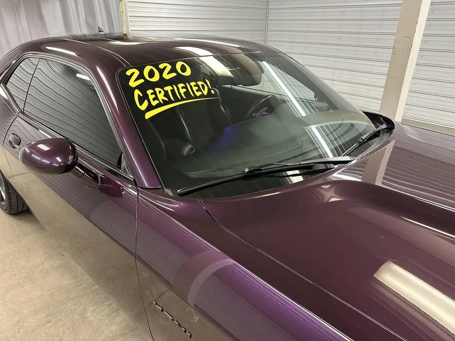 Car Lot Windshield Years by DC Graphics